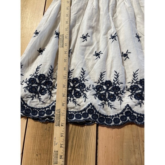 Altar'd State white/navy dress. Crochet detail on waist. Summer/Wedding. XS - Picture 5 of 6